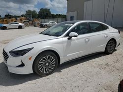 Salvage cars for sale from Copart Apopka, FL: 2021 Hyundai Sonata Hybrid