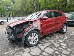 Salvage cars for sale from Copart Austell, GA: 2017 KIA Sportage LX