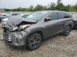 Salvage cars for sale from Copart Memphis, TN: 2019 Toyota Highlander LE