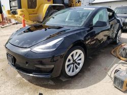 Salvage cars for sale from Copart Pekin, IL: 2022 Tesla Model 3