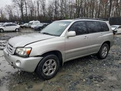 Toyota Highlander salvage cars for sale: 2004 Toyota Highlander