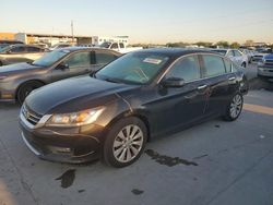 Salvage cars for sale from Copart Grand Prairie, TX: 2014 Honda Accord EXL