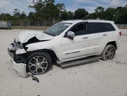 Jeep salvage cars for sale: 2021 Jeep Grand Cherokee Overland