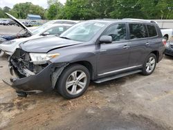 Toyota Highlander salvage cars for sale: 2011 Toyota Highlander Limited