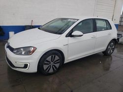 Volkswagen Golf salvage cars for sale: 2016 Volkswagen E-GOLF SE