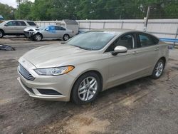 Ford salvage cars for sale: 2018 Ford Fusion S Hybrid