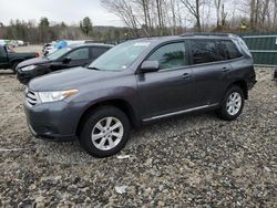 Toyota salvage cars for sale: 2013 Toyota Highlander Base