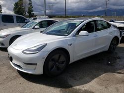 Salvage cars for sale from Copart Rancho Cucamonga, CA: 2020 Tesla Model 3