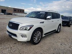 Salvage cars for sale from Copart Kansas City, KS: 2017 Infiniti QX80 Base