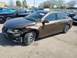 Salvage cars for sale from Copart Moraine, OH: 2017 Honda Accord Hybrid