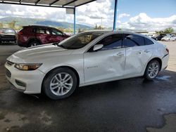 Chevrolet salvage cars for sale: 2016 Chevrolet Malibu LT