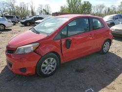 Toyota Yaris salvage cars for sale: 2012 Toyota Yaris