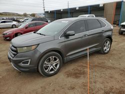 Salvage cars for sale from Copart Colorado Springs, CO: 2016 Ford Edge Titanium