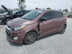 Chevrolet Spark ls salvage cars for sale: 2019 Chevrolet Spark LS