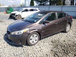 KIA salvage cars for sale: 2017 KIA Forte LX