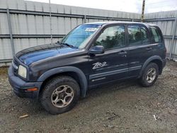Chevrolet Tracker salvage cars for sale: 2001 Chevrolet Tracker ZR2