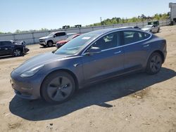 Salvage cars for sale from Copart Fredericksburg, VA: 2018 Tesla Model 3