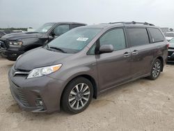 Toyota salvage cars for sale: 2020 Toyota Sienna XLE