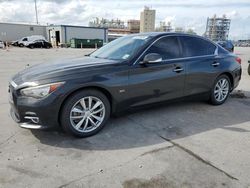Salvage cars for sale from Copart New Orleans, LA: 2017 Infiniti Q50 Premium