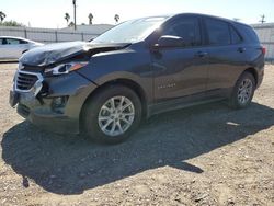Salvage cars for sale from Copart Mercedes, TX: 2019 Chevrolet Equinox LS