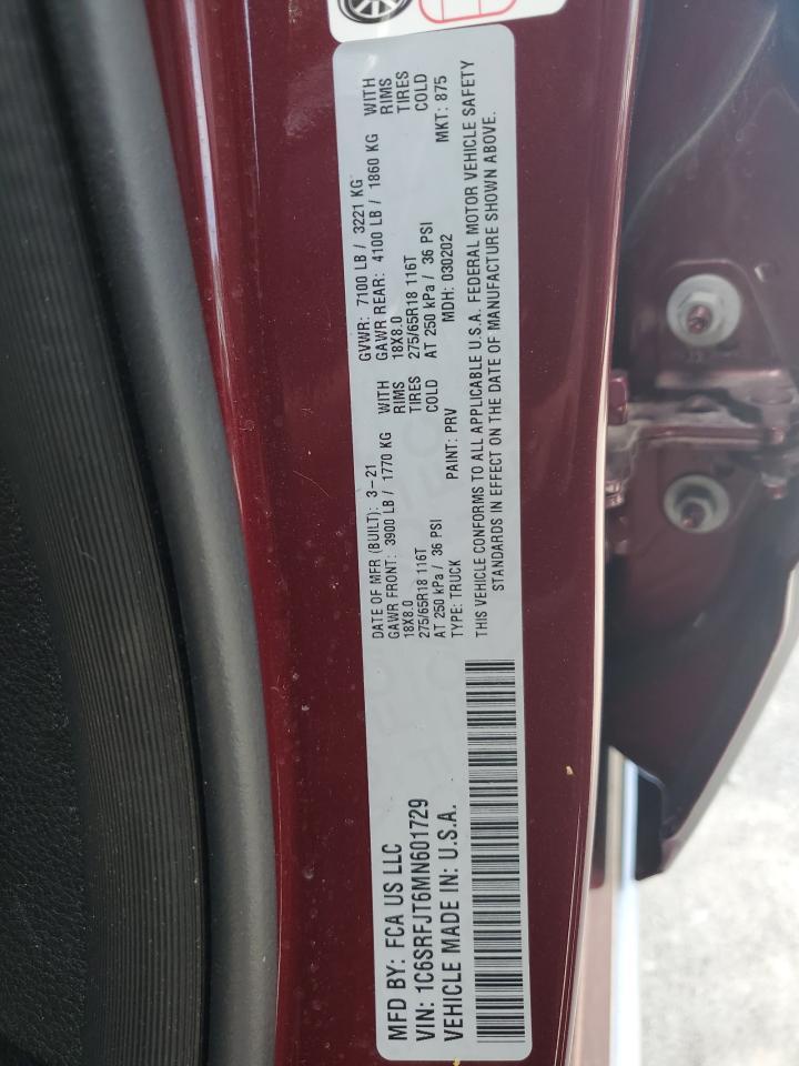 2021 Dodge 1500 Laramie
