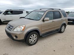 Salvage cars for sale from Copart San Antonio, TX: 2006 Honda CR-V SE