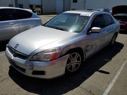 Honda salvage cars for sale: 2007 Honda Accord EX