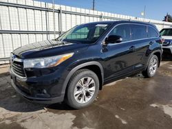 2015 Toyota Highlander LE en venta en Littleton, CO