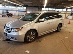 Salvage cars for sale from Copart Wheeling, IL: 2015 Honda Odyssey Touring