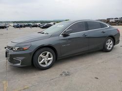 Chevrolet salvage cars for sale: 2017 Chevrolet Malibu LS