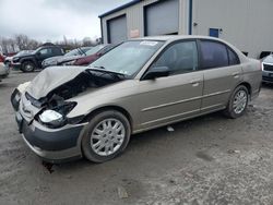 Salvage cars for sale from Copart Duryea, PA: 2004 Honda Civic LX