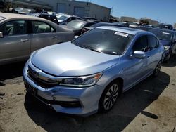 Honda Accord Hybrid exl salvage cars for sale: 2017 Honda Accord Hybrid EXL
