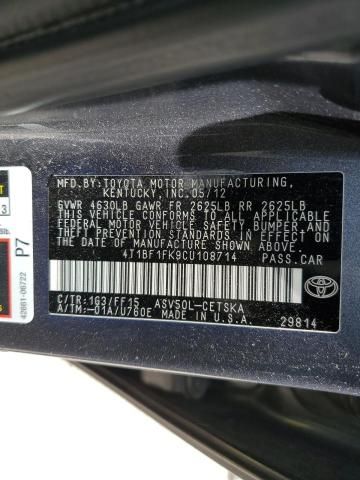 2012 Toyota Camry Base