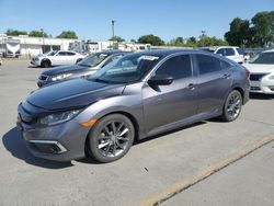 Honda salvage cars for sale: 2019 Honda Civic EX