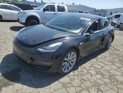 Vehiculos salvage en venta de Copart Vallejo, CA: 2018 Tesla Model 3
