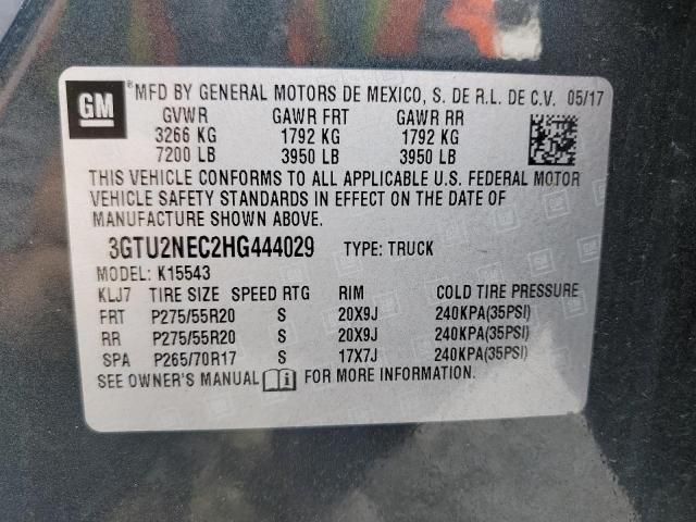 2017 GMC Sierra K1500 SLT