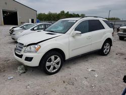 Mercedes-Benz ML 350 4matic salvage cars for sale: 2011 Mercedes-Benz ML 350 4matic