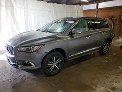 Salvage cars for sale from Copart Ebensburg, PA: 2019 Infiniti QX60 Luxe