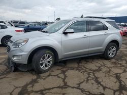 Vehiculos salvage en venta de Copart Woodhaven, MI: 2016 Chevrolet Equinox LT