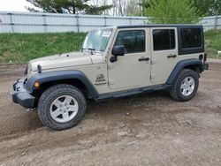 Salvage cars for sale from Copart Davison, MI: 2017 Jeep Wrangler Unlimited Sport