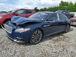 Lincoln salvage cars for sale: 2018 Lincoln Continental Reserve