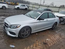 Mercedes-Benz salvage cars for sale: 2017 Mercedes-Benz C 43 4matic AMG