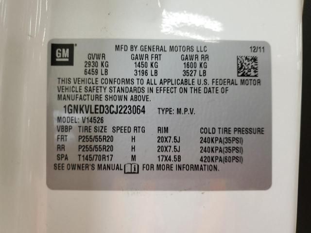 2012 Chevrolet Traverse LTZ