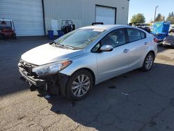 2014 KIA Forte LX en venta en Woodburn, OR