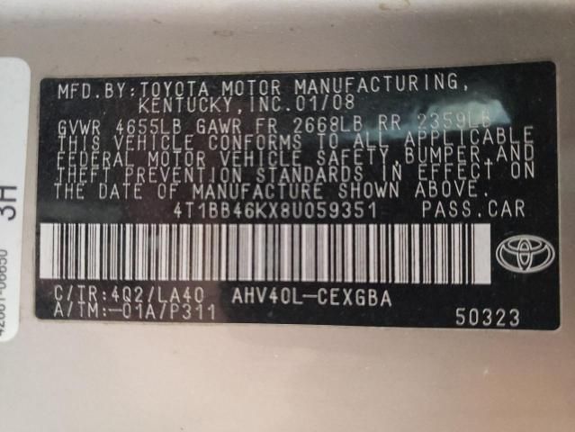 2008 Toyota Camry Hybrid