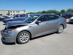 KIA Optima ex Vehiculos salvage en venta: 2018 KIA Optima EX