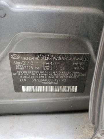 2012 Hyundai Sonata GLS