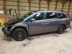 Salvage cars for sale from Copart Ontario Auction, ON: 2016 Honda Odyssey EXL