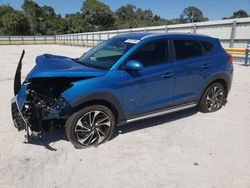 Salvage cars for sale from Copart Fort Pierce, FL: 2020 Hyundai Tucson Limited