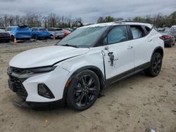 Chevrolet Blazer salvage cars for sale: 2019 Chevrolet Blazer RS